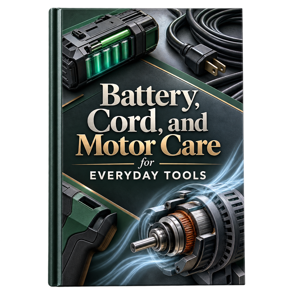Battery, Cord, and Motor Care for Everyday Tools
