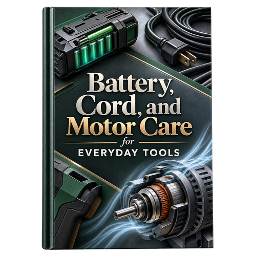 Battery, Cord, and Motor Care for Everyday Tools ebook cover
